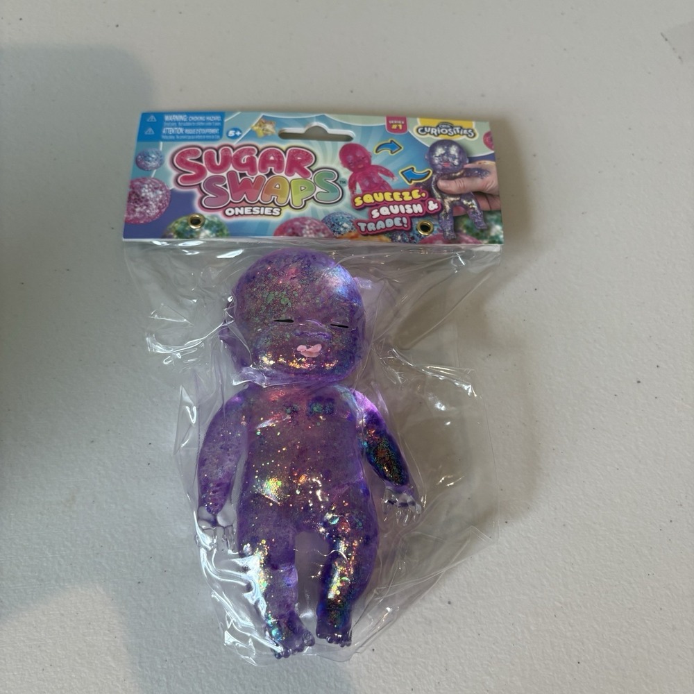 VIRAL HUGE Baby Sugar Swaps ONES Squishy by Orb Curiosities BABIES Purple SEALED